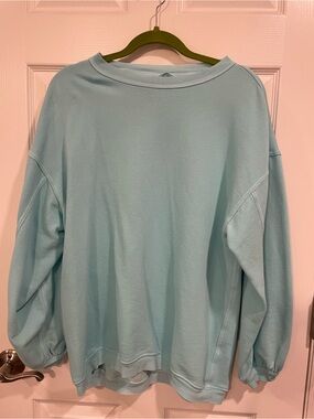 aerie Light Blue Crewneck Sweatshirt